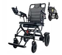 Juodkeo Lightweight Foldable Electric Wheelchair for Adults with Powerful 360W Motor, 6AH/10AH/20AH Removable Battery, 150kg Capacity,10AH