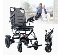 Juodkeo Lightweight Foldable Electric Wheelchair with Powerful 360W Motor, Motorized Mobility, Lightweight Carbon Aluminium Powerchair,6AH