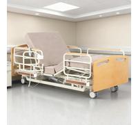 Juodkeo Multifunctional Full Electric Hospital Bed for Home Use, Full Bed Lift 320-580mm Premium 3-in-1 Sleeping Sit Stand, Leg Lifts, with Remote Control