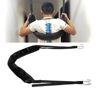 JUOPZKENN Spinal Decompression Devices,Back Traction Stretcher, Hanging Spinal Decompression Harness,Lumbar Traction Device for Lower Back Pain Relieve (Black)