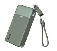 JUOVI 45W Power Bank Fast Charging 20000mAh with Detachable USB C Cable | Portable Charger Battery Pack with PD 3.0 & QC 4.0 for Samsung S26/25/24 iPhone 17/16/15/14/13 Series