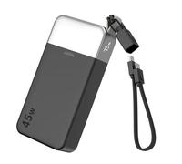 JUOVI 45W Power Bank Fast Charging 20000mAh with Detachable USB C Cable | Portable Charger Battery Pack with PD 3.0 & QC 4.0 for Samsung S26/25/24 iPhone 17/16/15/14/13 Series