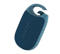 JUOVI CLIP J1 Bluetooth Speaker, Portable Speaker with 24H Playtime - IP68 Waterproof, Integrated Carabiner, Beat Mode, Ideal for Outdoor Sports, Party, Travel, Beach & Shower Use (Blue)