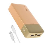 JUOVI Power Bank 45W 20000mAh Portable Charger | PD QC Fast Charging with 4 USB Ports(2C 2A)LED Display External Battery Pack for iPad Tablet Switch iPhone Samsung etc