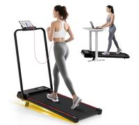 Jupgod Walking Pad with Incline, 3 in 1 Treadmills for Home Foldable, 2.5HP Folding Treadmill Under Desk with Remote Control & LED Display for Home/Office Cardio Fitness Exercise (Charcoal Black)