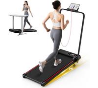Jupgod Walking Pad with Incline, 3 in 1 Treadmills for Home Foldable, 2.5HP Folding Treadmill Under Desk with Remote Control & LED Display for Home/Office Cardio Fitness Exercise (Classic)