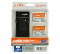 Jupio Kit: 2x Battery Li-90B/Li-92B 1270mAh + USB Single Charger