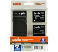 Jupio Kit: 2X High Performance Battery DMW-BLG10 + USB Single Charger Compatible with Panasonic DC-TZ90, DMC-GF6, DMC-GX7, DMC-LX100, DMC-TZ80, DMC-TZ100(CPA1005)