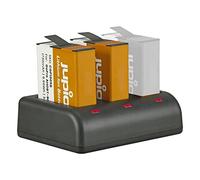 Jupio Kit: 2X High Performance Battery LP-E10 + USB Single Charger Compatible with Canon EOS 1100D, EOS 1200D, EOS 1300D, EOS Kiss X50, EOS Rebel T3(CCA1008)