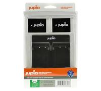 Jupio Kit: 2X High Performance Battery NP-W126 + USB Dual Charger Compatible with Fujifilm FinePix T500, HS30EXR, HS33EXR, HS50EXR, X-Pro1, X-Pro2, X-A1, X-A2, X-E1, X-E2, X-T1, X-T2, X-T10(CFU1001)