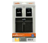 Jupio Value Pack: 2x Battery EN-EL14(A) 1100mAh + USB Dual Charger