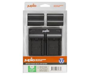 Jupio Value Pack: 2x Fujifilm Battery NP-W235 + USB Dual Charger (Value Pack)(CFU1002) For Fujifilm