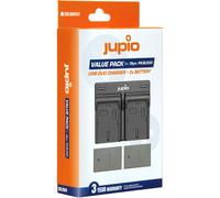 Jupio Value Pack: 2x OM SYSTEM Battery PS-BLS5 / PS-BLS50 1210mAh + USB Dual Charger