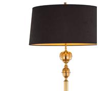 Jupiter Baranio floor lamp with fabric shade