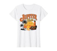 Jupiter Florida Value Graphic T-Shirt, Women, White, S