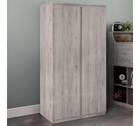 Jupiter Grey Oak Wardrobe - 2 Door