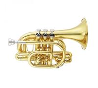 Jupiter JTR710 Pocket Trumpet Clear Lacquer