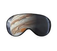 Jupiter Landscape Blackout Sleep Eye Mask, Ventilated Fabric, Adjustable Wearing Style, Zero Pressure Sleeping Mask Soft Skin Friendly Eyeshade for Women Men