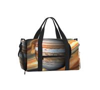 Jupiter Landscape Duffel Bag with Shoe Compartment - Lightweight Water-Resistant Holdall Gym Bag with Built-in Wet and Dry Separation Pouch