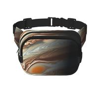 Jupiter Landscape Fanny Pack Adjustable Crossbody Bag Large Waist Bag Travel Belt Bag Unisex Bum Bag
