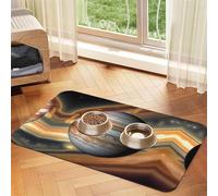 Jupiter Landscape Pet Absorbent Leather Tablecloth 40x60cm with Non-Slip Rubber Base for Cats and Dogs
