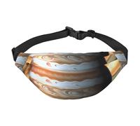Jupiter Landscape Print Sling Bag Fanny Pack, Crossbody Chest Bag with Adjustable Strap for Travel, Daily Casual Use