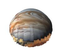 Jupiter Landscape Printed shower cap, reusable, double-layered design, suitable for women to wrap their hair, wash their face, and apply face masks.