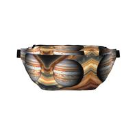 Jupiter Landscape Running Waist Pack-No-Bounce Phone Holder for Gym, Waterproof Crossbody Bum Bag with Adjustable Strap