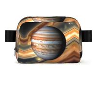 Jupiter Landscape Waterproof Waist Bag for Men Women-Adjustable Bum Bag for Travel, Lightweight Crossbody Chest Bag for Running Gym