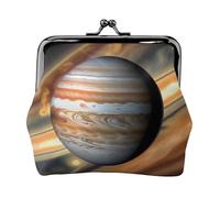 Jupiter Landscape Women’s Small Coin Purse,Rectangle Kiss Lock Coin Pouch, Pocket-Sized, Mini Coin Purse for Women
