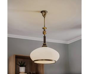 Jupiter Petro pendant light with glass shade, 1-bulb