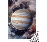 Jupiter Planet Jigsaw Puzzles 1000 Piece Recycled Paper Space Nebula ArtPuzzle for Adults Jigsaw Puzzle Impossible Hard Home Activity Celebration Gifts 70x50cm/1000pcs
