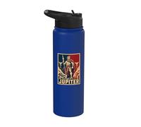 Jupiter Roman Thunder with God Ancient Mythology Hero Stainless Steel Insulated Water Bottle