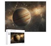 Jupiter The Gas Giant of Our Solar System Puzzle for Adults, 500 PCS, Illustrated Jigsaw Edition, An Engaging Indoor Activity for Quiet Evenings, at Home