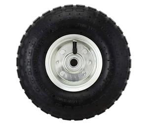 JupiterJX 1 Piece 10" Wheelbarrow Wheel Replacement | 4.10/3.50 Pneumatic Wheels Tyre Capacity 136KG | Easy Fit Folding Hand Truck & Trolley Wheels For Sack Trucks Trolley Wheelbarrows