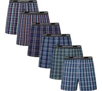 JupiterSecret Men's Boxers Underwear 100% Cotton Woven Boxers for Men Multipack Boxer Shorts Assorted Colors