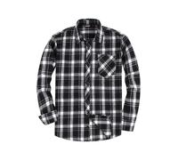 JupiterSecret Mens Flannel Shirt Classic Checked Shirt Mens Casual Button-Down Shirts Long Sleeve for Daily Wear