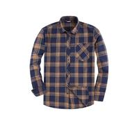 JupiterSecret Mens Flannel Shirt Classic Checked Shirt Mens Casual Button-Down Shirts Long Sleeve for Daily Wear