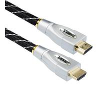 Juppa® PRO HDMI 2.0 High Speed 2 Meter Cable with Ethernet, (ARC) and CEC, Nylon Braided Multiple Shielding, 24k Gold Connector