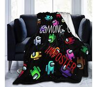 Jupsero Among Imposter Us Bed Blanket Game Crewmate Plush Blanket Super Soft Warm Cozy Lightweight Throw Blanket for Bed Couch for Baby Winter Spring 50"X40"