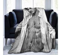 Jupsero Shirtless Jamie Dornan Blanket Ultra Soft Micro Fleece Throw Blanket Lightweight Home Decor Blanket Gift for Children Adults