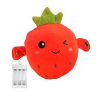 jupsjuice Interactive Musical Plush Toy | Educational Touch Sensitive Decoration | Musical Fruit Plush Doll Toy,for Living Room Bedroom School Travel Young Child Boys Girlfriend