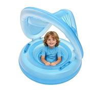 jupsjuice Kids Pool Float with Canopy | Waterproof Inflatable UV Protection | Thickened Swimming Floats,for Kids Aged 6 Months to 4 Years Beach Water Park Party Travel Lake River