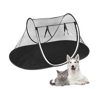 jupsjuice Outdoor Cats for House Cats, Foldable Outdoor for Pets, Cat Outdoor Playhouse, Dog Fence for Camping, Dog Playpen, Portable Small Pet for Cats