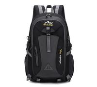 Jupsk 40L Rucksack for Men, Large Hiking Backpack Waterproof Lightweight Daypack Multi-functional for Travelling Camping Cycling Outdoor Sports Black