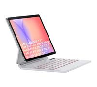 JUQITECH Magic Keyboard Case for Samsung Galaxy Tab S10 Lite S10 FE S9 FE 10.9 Inch S11 S9 11", Floating Cantilever Magnetic Stand Wireless Backlit Trackpad Keyboard, S Pen Slot LED Display
