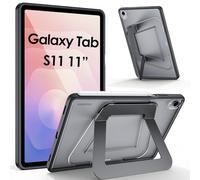 JUQITECH Slim Kickstand Case for Samsung Galaxy Tab S11 5G 11" Stable Stand | Ultra-Stable Aluminum Stand Multi-Angle Portrait/Landscape, Anti-Bending Military-Grade Slim Hard Back with Soft Edge Cover