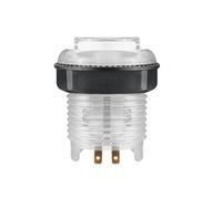 Juqoyue 1PCS Illuminated Led Push Button 28mm Nut with 4Pin Light Cable for Zero Delay Board Arcade Game Machine Parts A