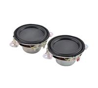 Juqoyue 2Pcs 1.5 Inch Speakers 4 Ohm HIFI Full Frequency Speaker Home Theater Loudspeaker
