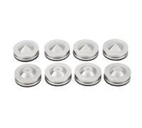 Juqoyue 4 Set Speaker Stand Stainless Steel HiFi Audio Speaker Isolation Spike Stand Feet Pads Base